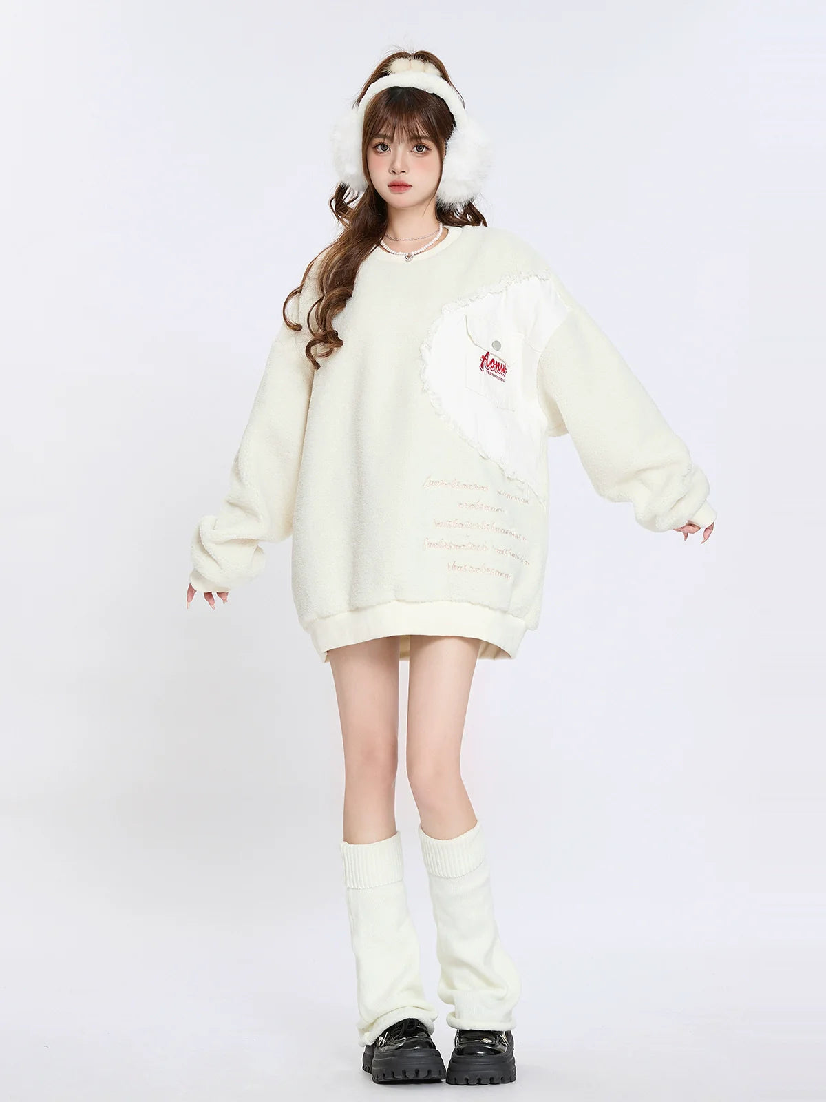 Over Boa American Loose Tops