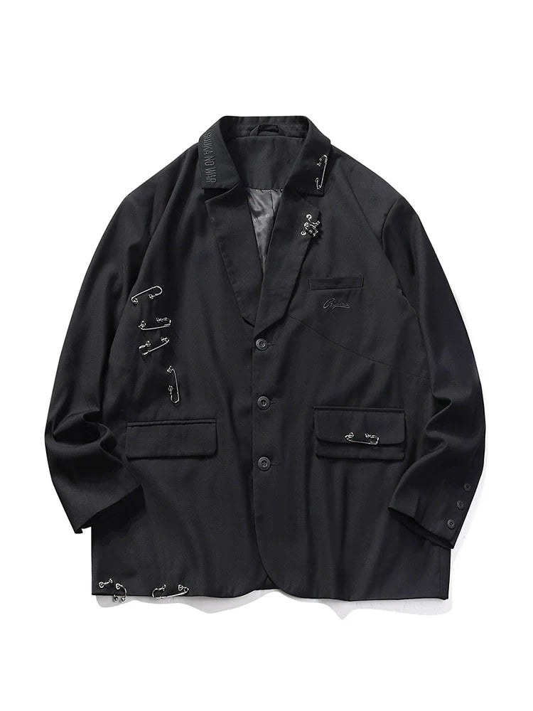 Mode Over Loose Dark Jacket
