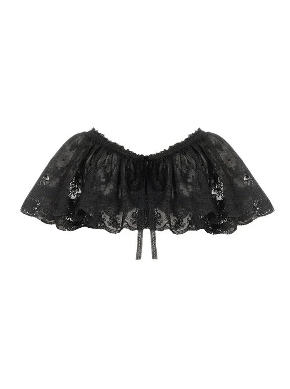 Multi Shawl Reservations Lolita Frilled + Wear Top