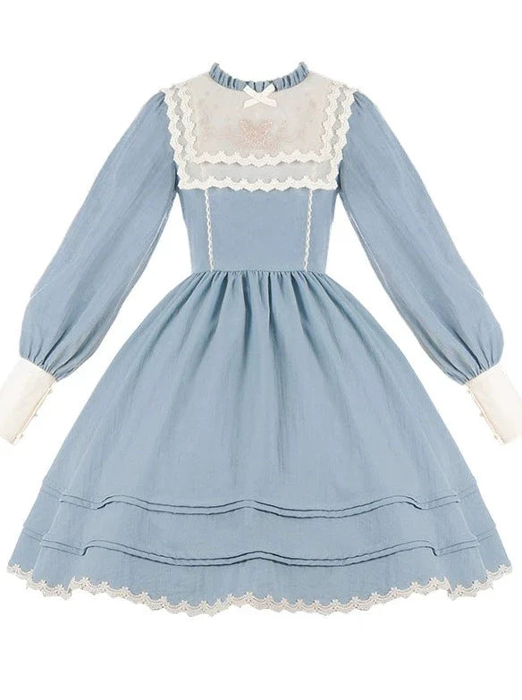 Lolita + Cover Cla Skirt Flower Dress Elegant Elegant