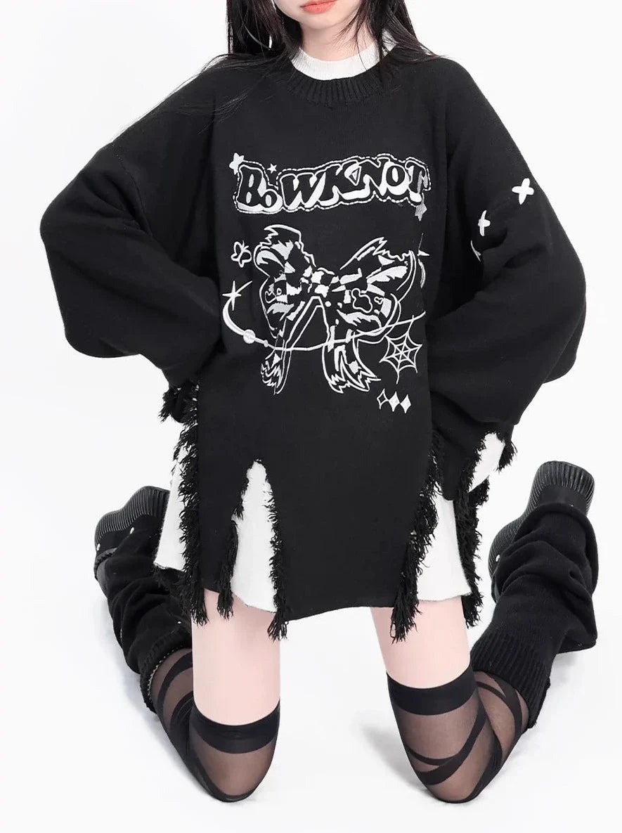 Subculture Mine Slit Loose Tops
