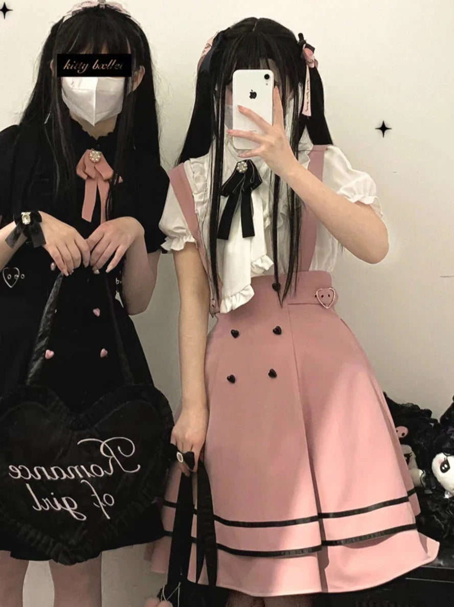 ラブバックルストラップチュチュスカート