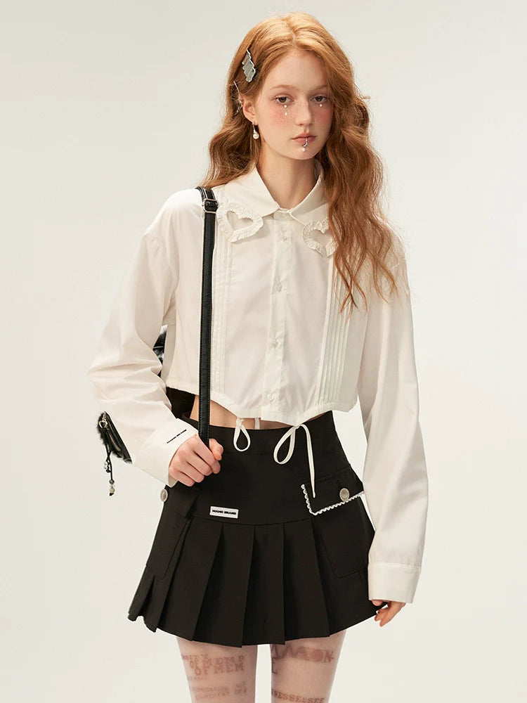 Kurzes Herzshirt Girly