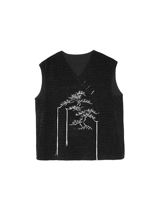 Gilet à pompons Chokki China Mode