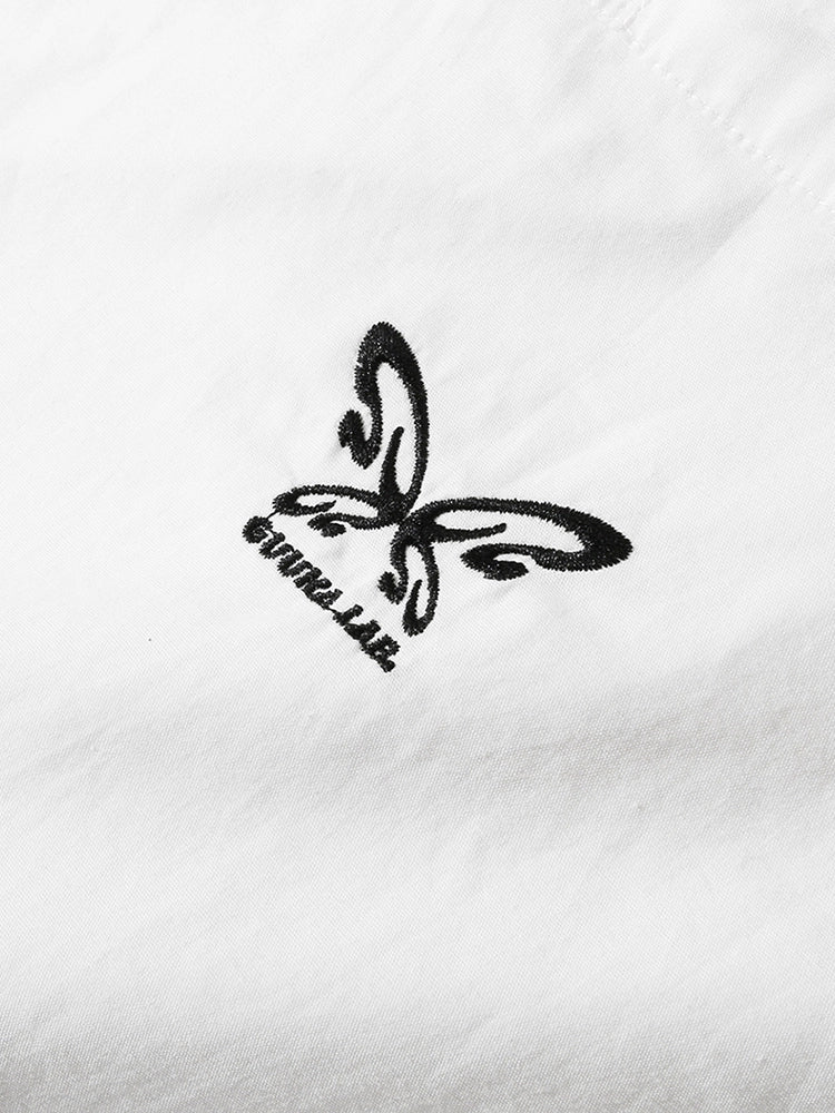 Shirt Design Trend Long Logo Butterfly