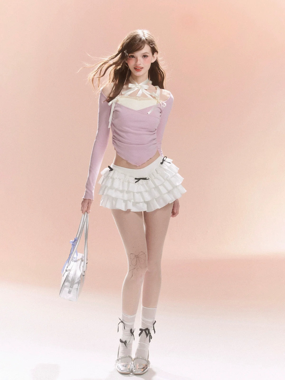 Bow Top Design Waist Sweet