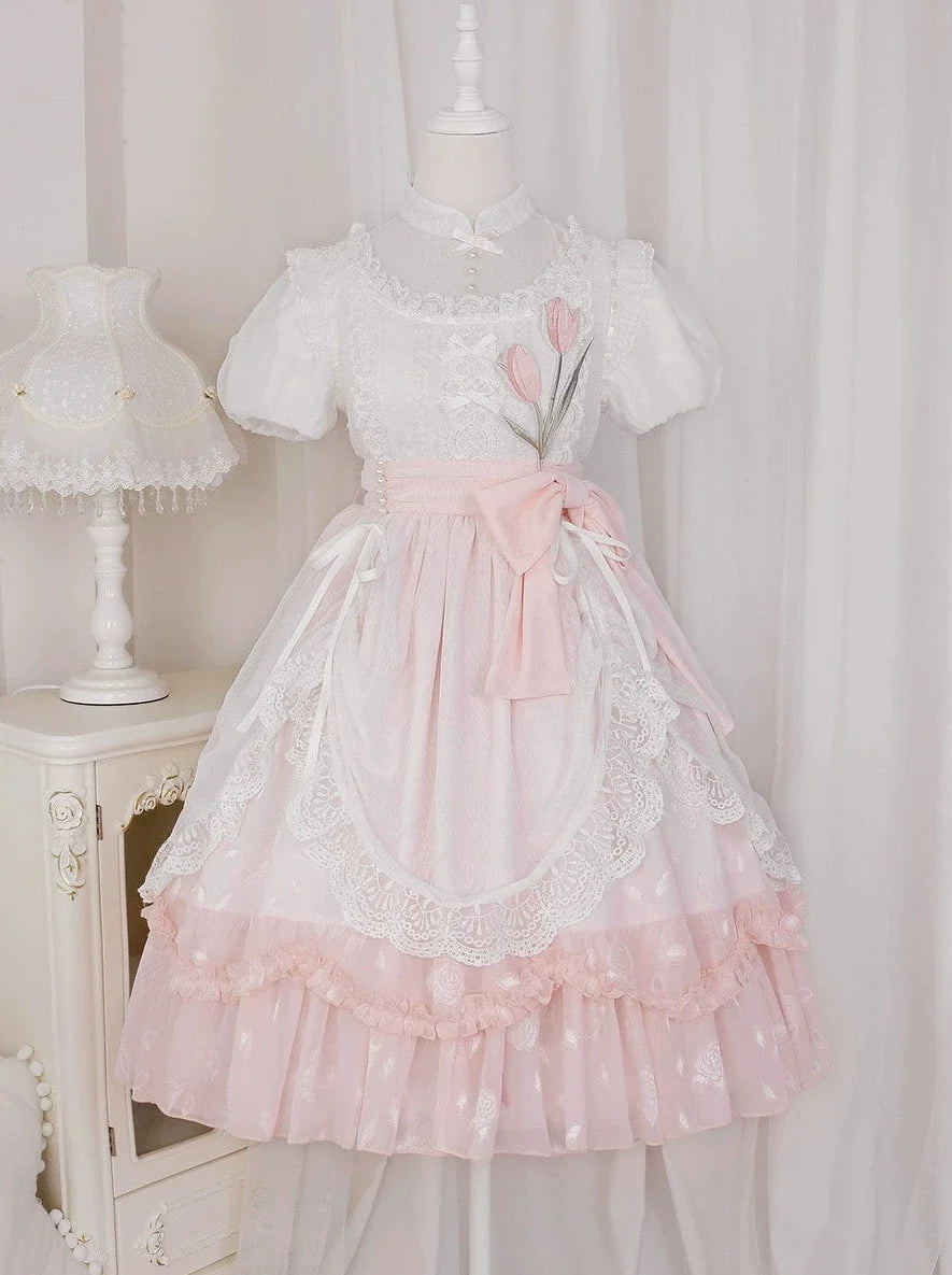 Lolita Tulip Dress Girly Sweet Summer