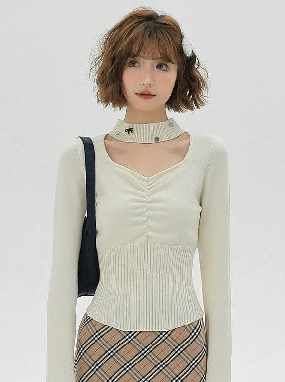 Slim Square Top Design Waist Neck Halter