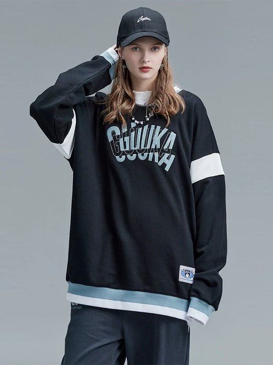 Street Dark Casual Mode Tops Loose