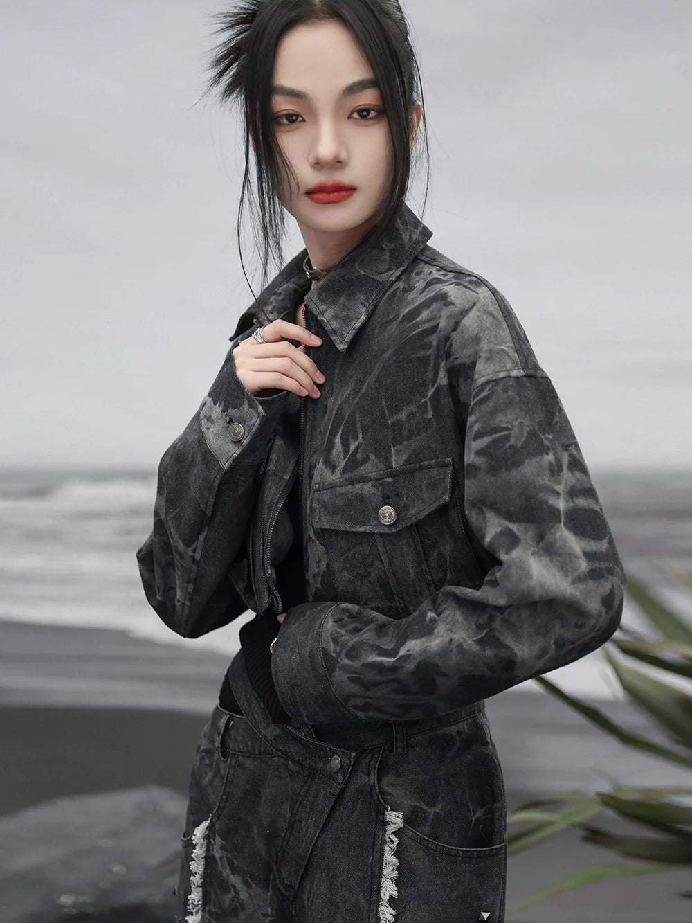 Veste tie-dye Mode Denim
