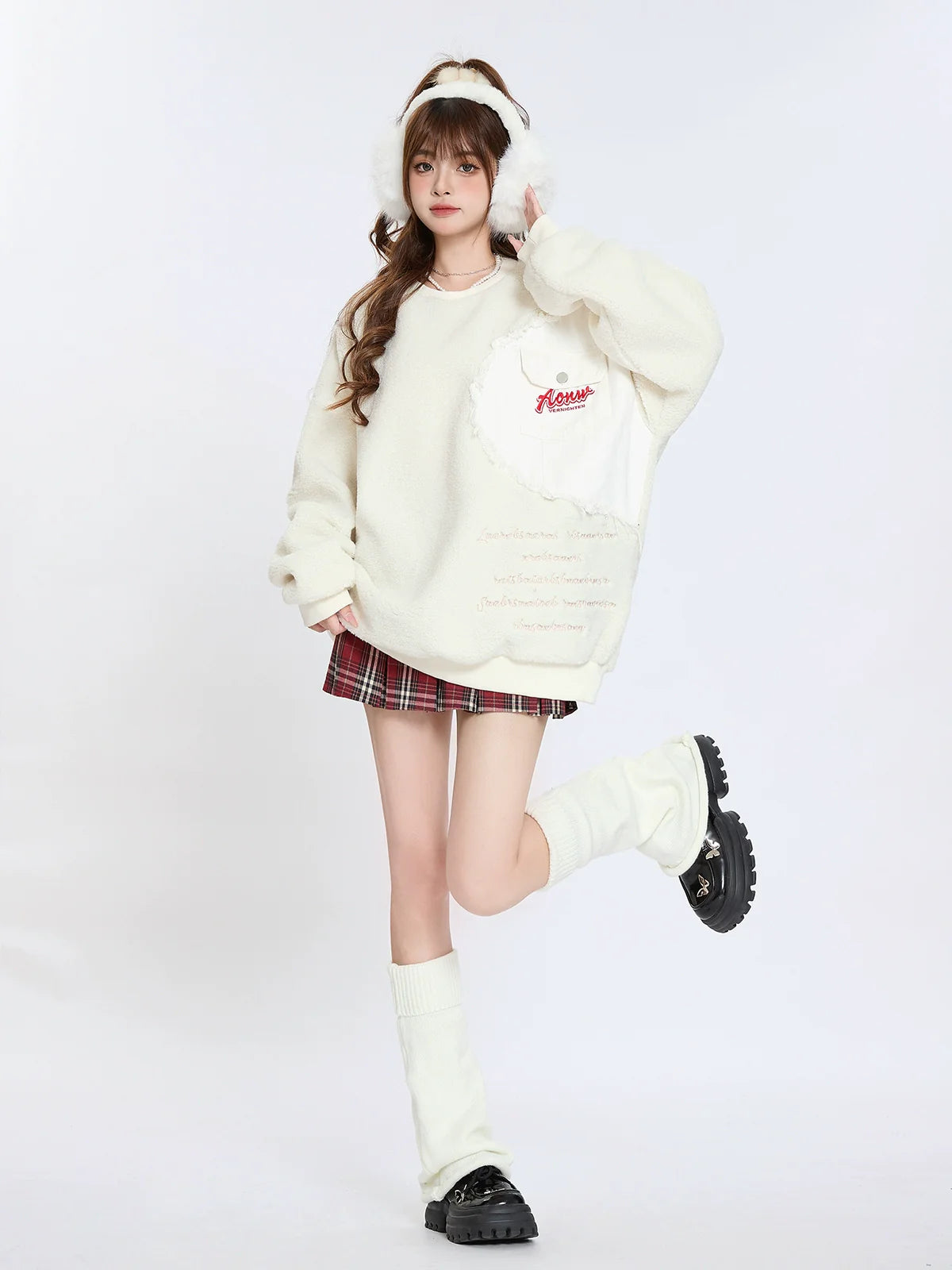 Over Boa American Loose Tops