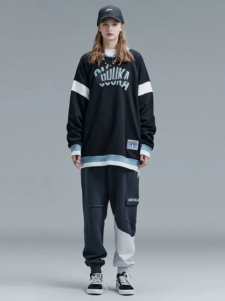 Street Dark Casual Mode Tops Loose