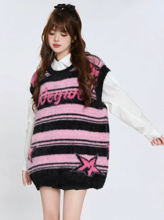 Top Star Knit Border