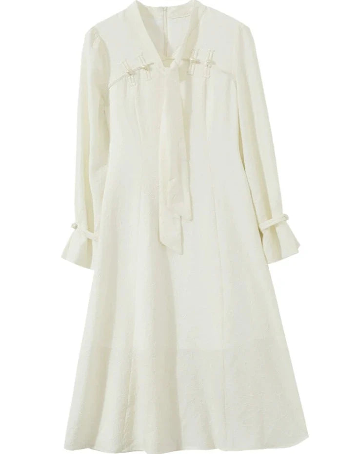 Dress Girly French Retro Pure