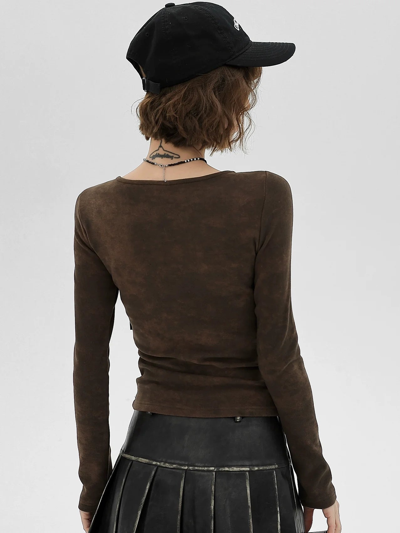 Knit Slim China Retro Top Tassel