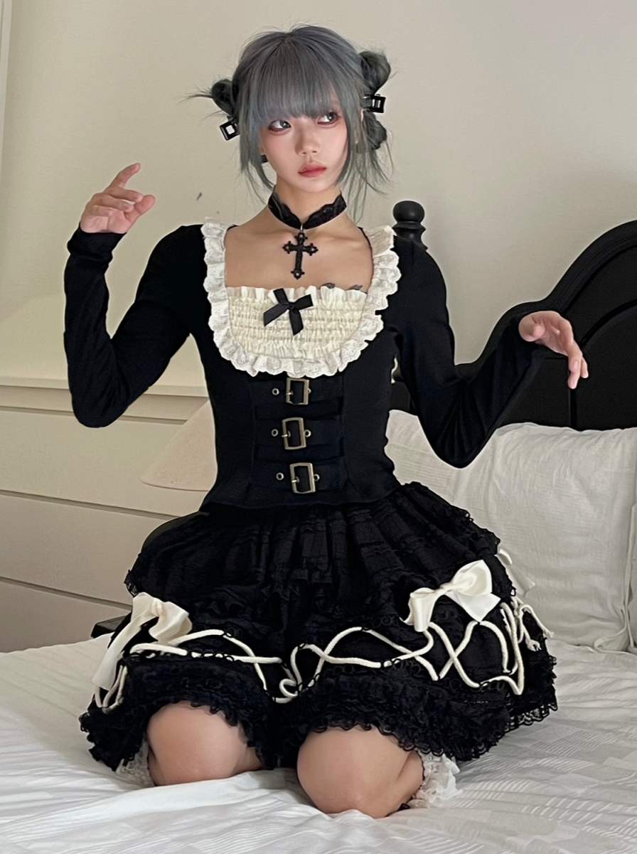 フレンチクロスケーキスカート
