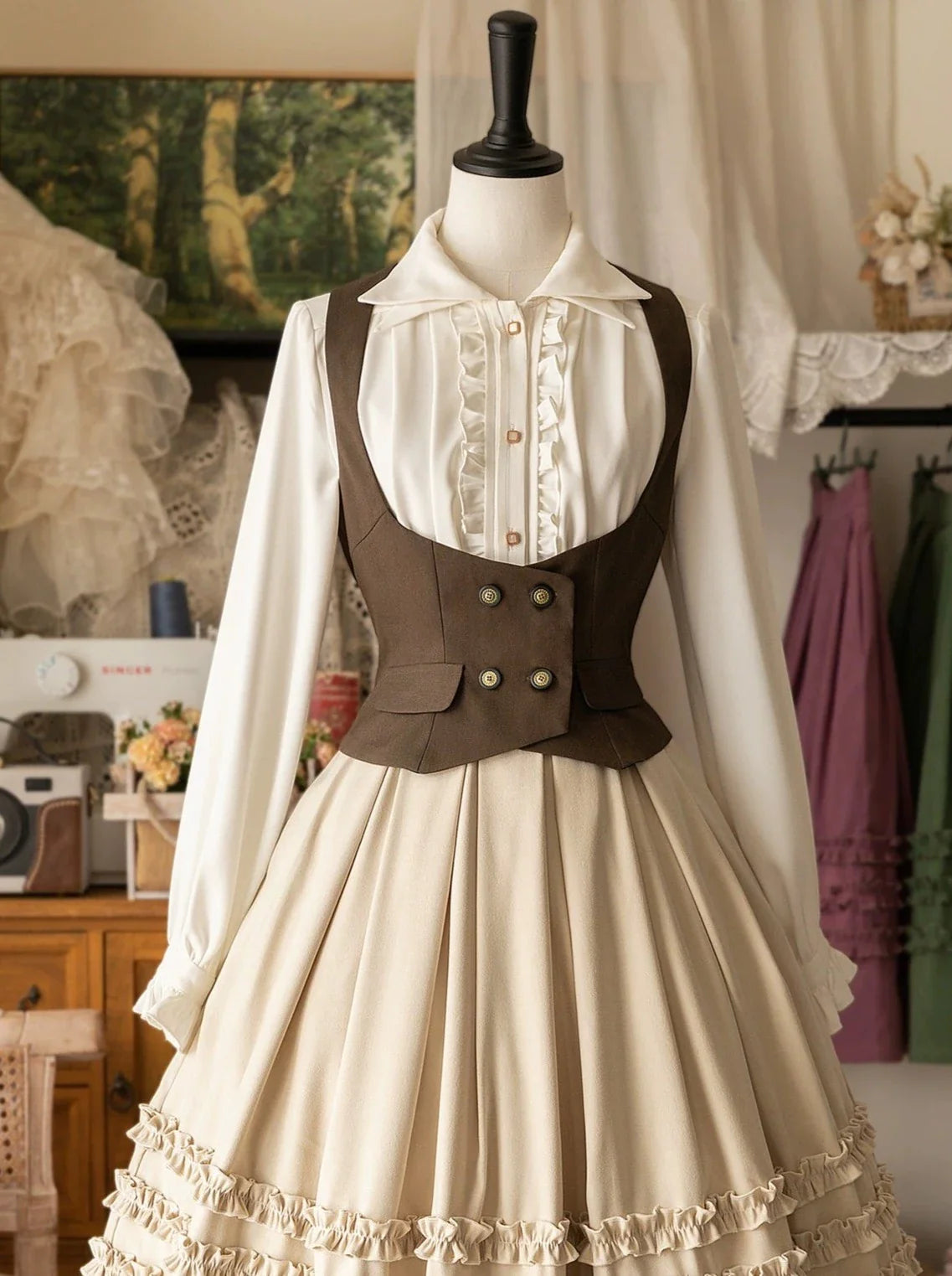 Brest Weste Forest Weste Word Low Bretro Classic