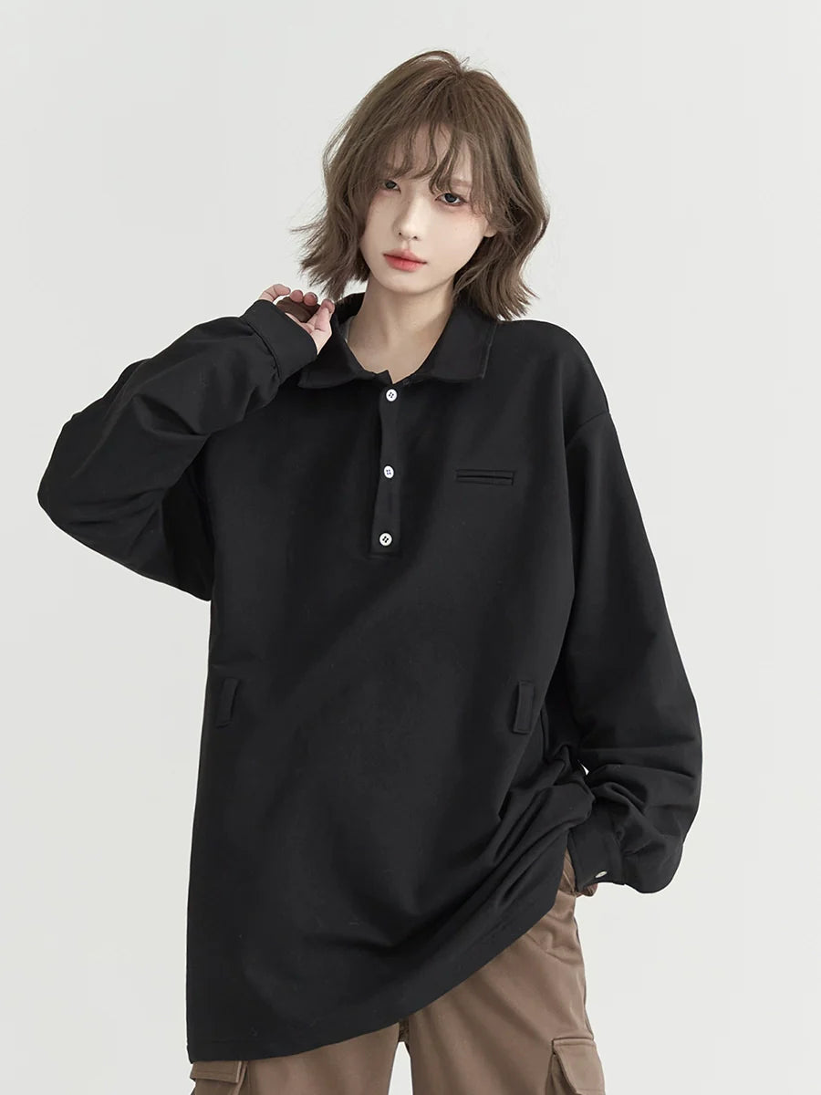 Polo Loose Top Mittellang