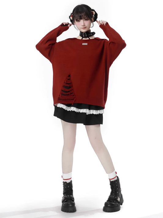 チェリーレター 3ピース チョーカー スペンダーセット