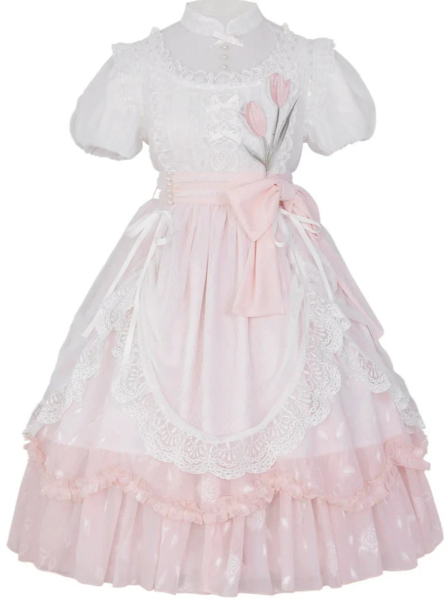Lolita Tulip Dress Girly Sweet Summer
