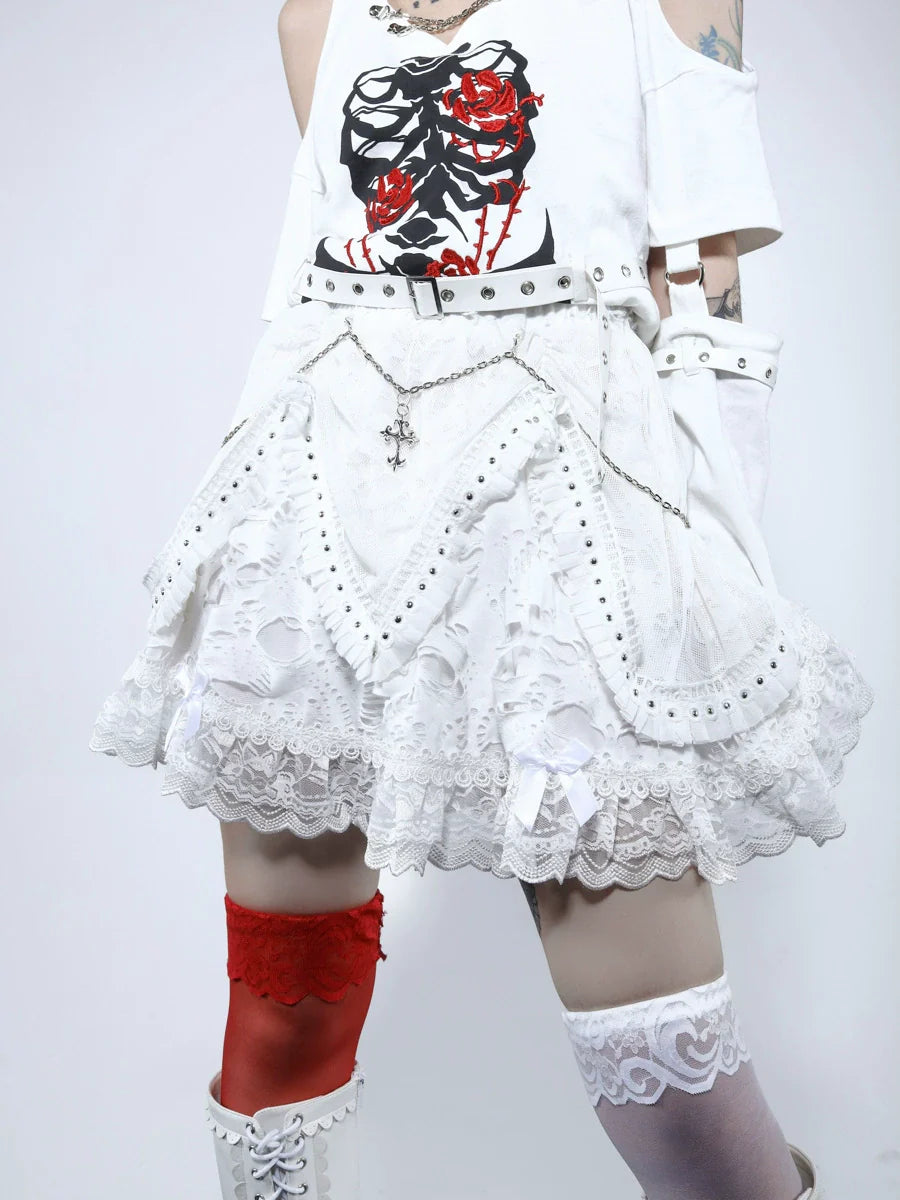 クロススカートチェーンパンクリベット