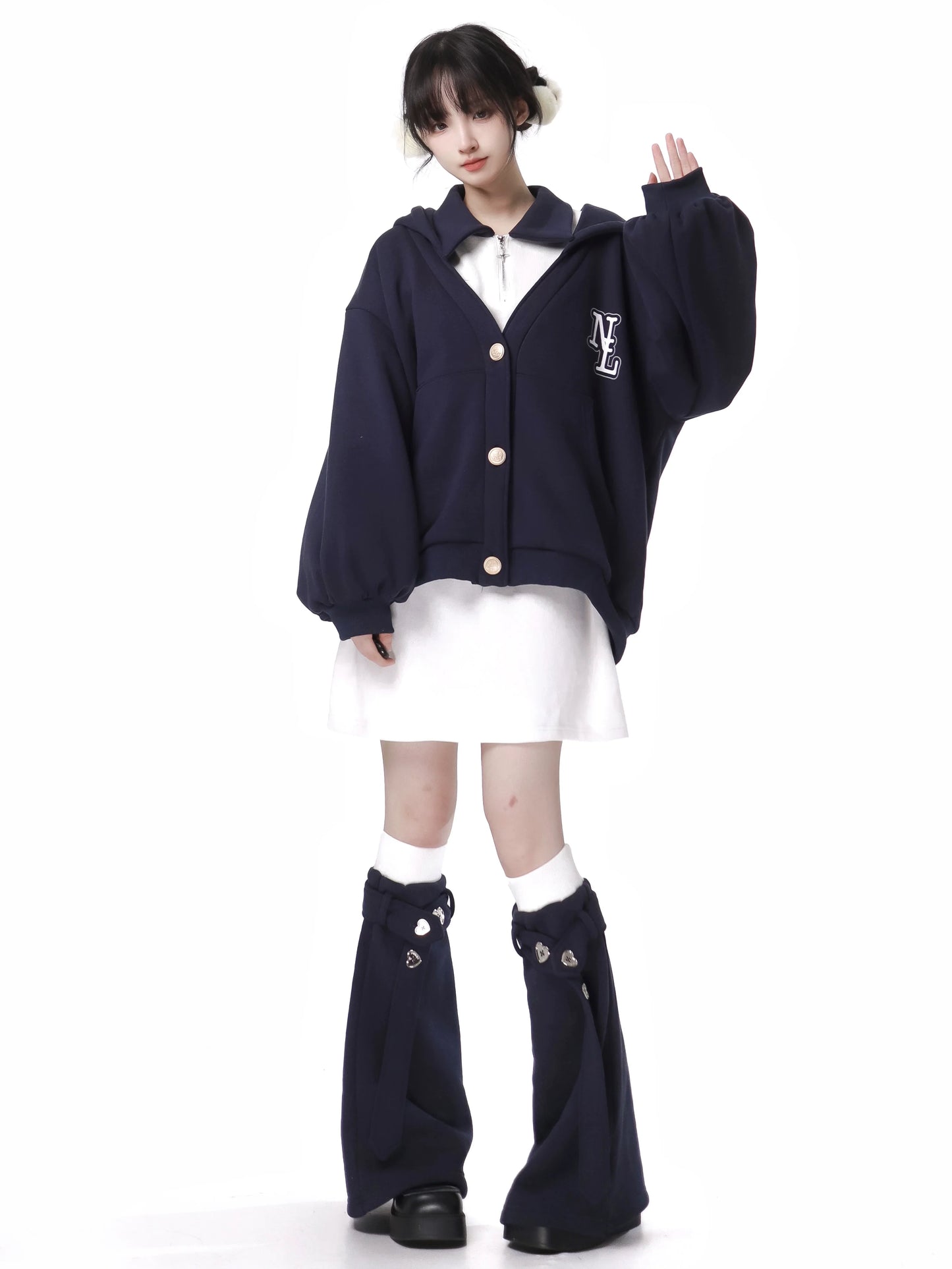 カプリセンヴィブルーカレッジカラーニュースタイルスーツ