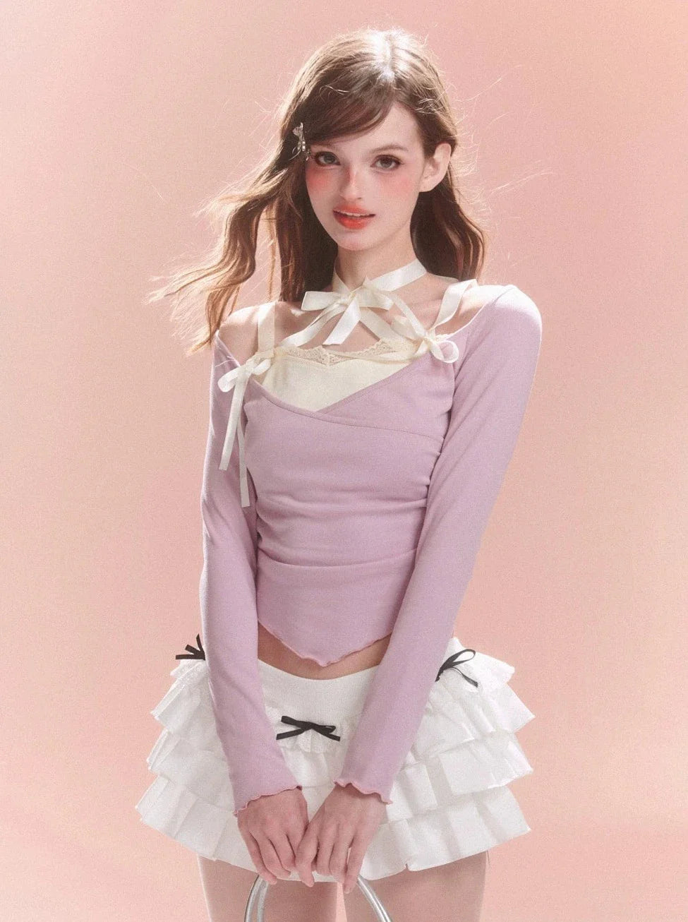 Bow Top Design Waist Sweet