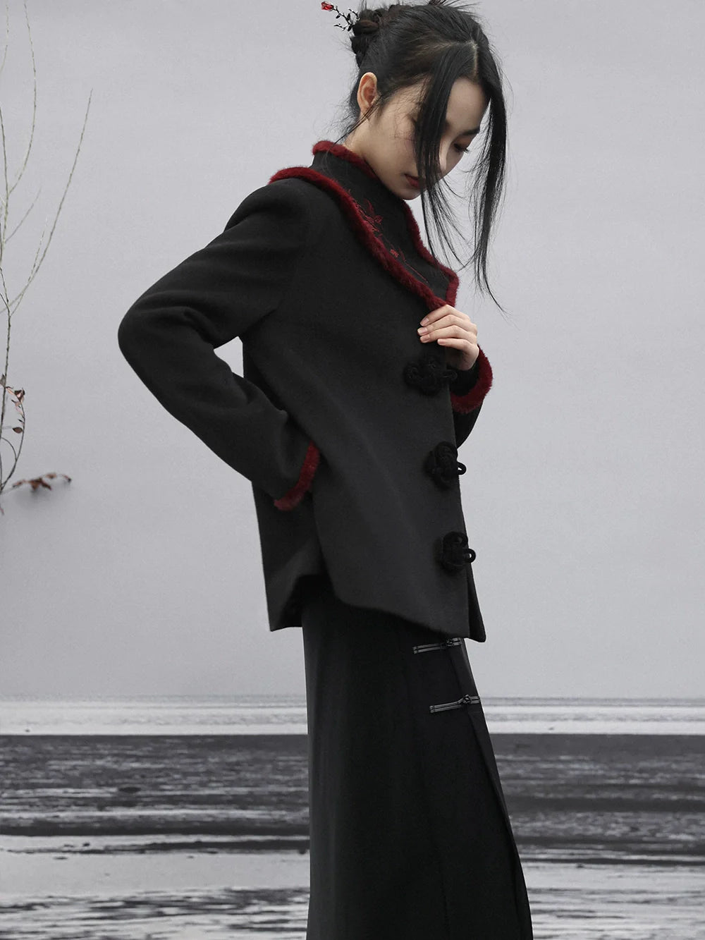 Tops Mode Chine Foncé