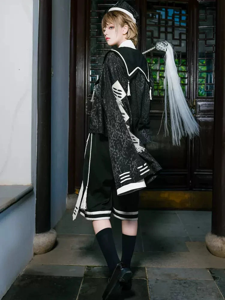 Ensemble complet de veste chinoise Zombie