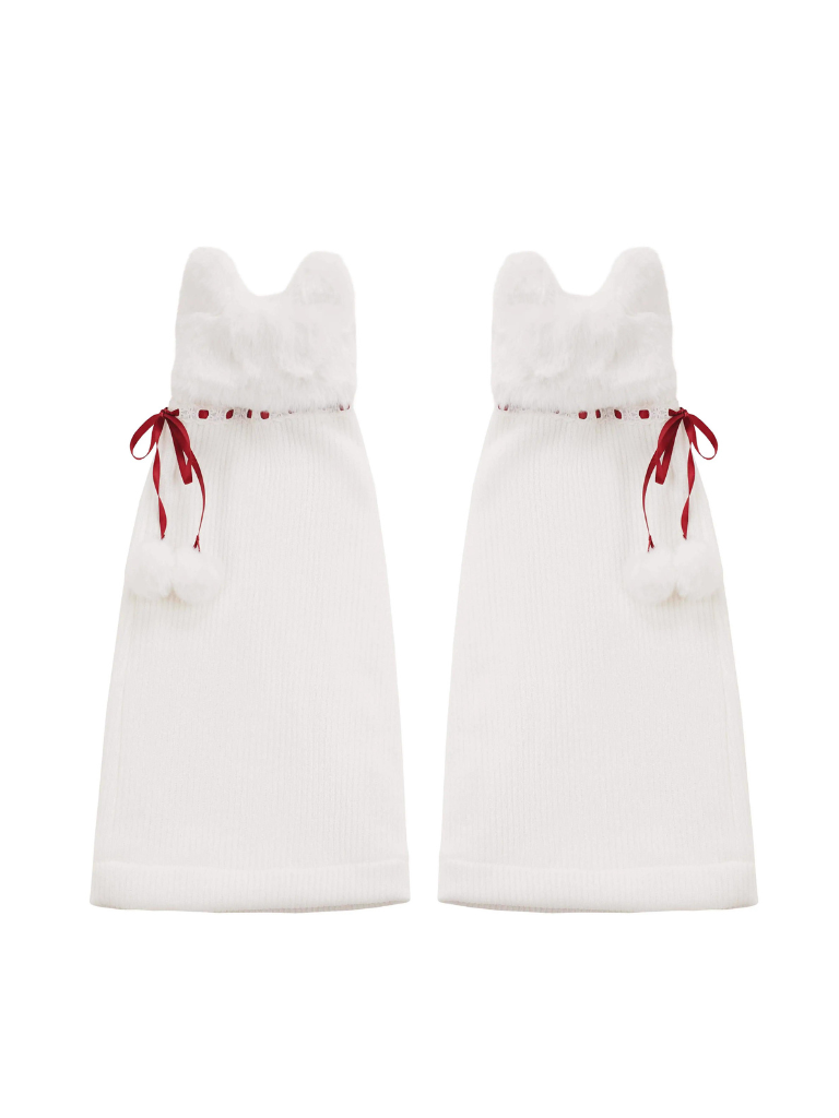 ニャールストーリーコートマントナーレッグウォーマー+オフショルダードレス