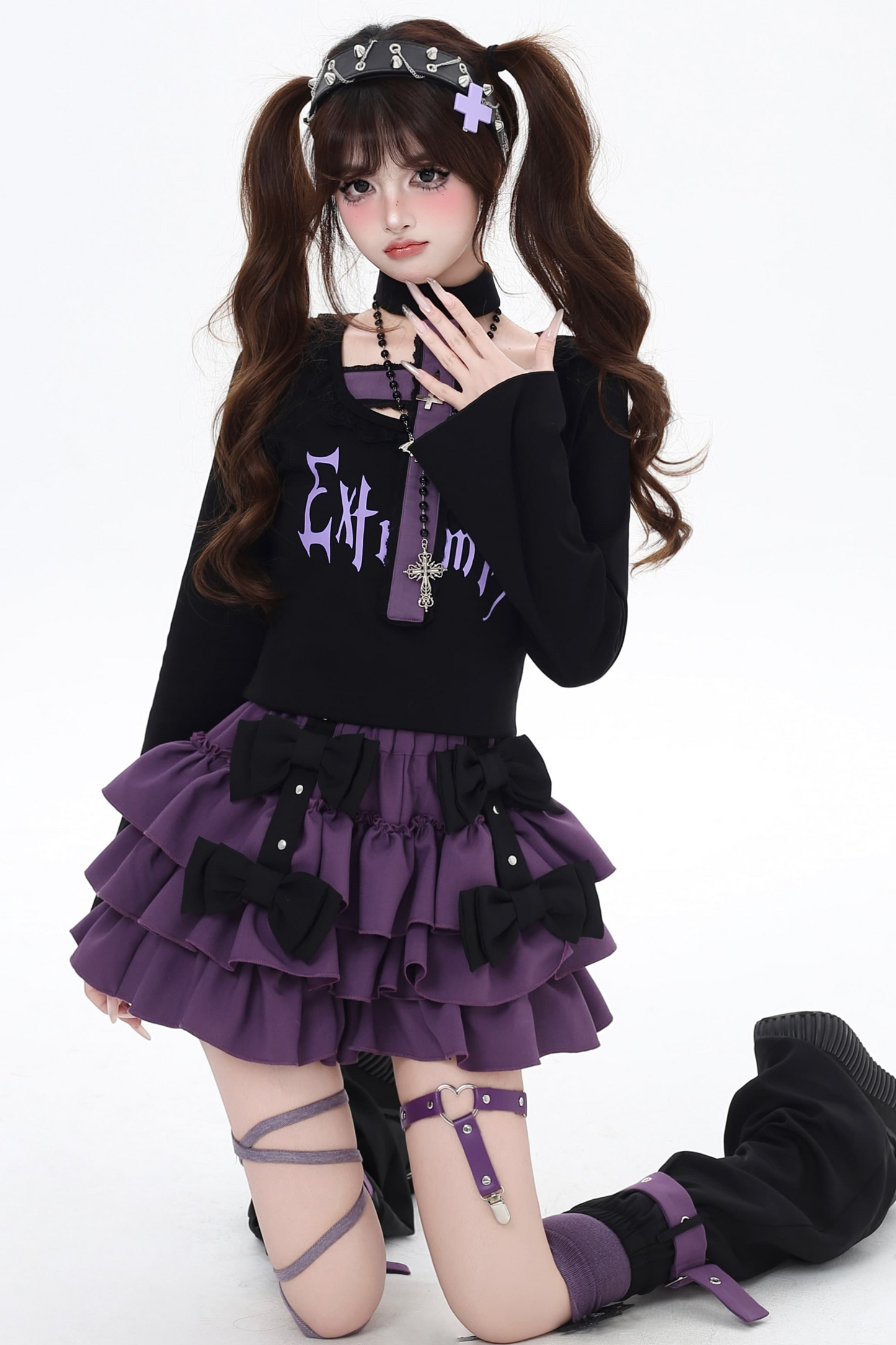 Asian Top Gothic Neck Halter