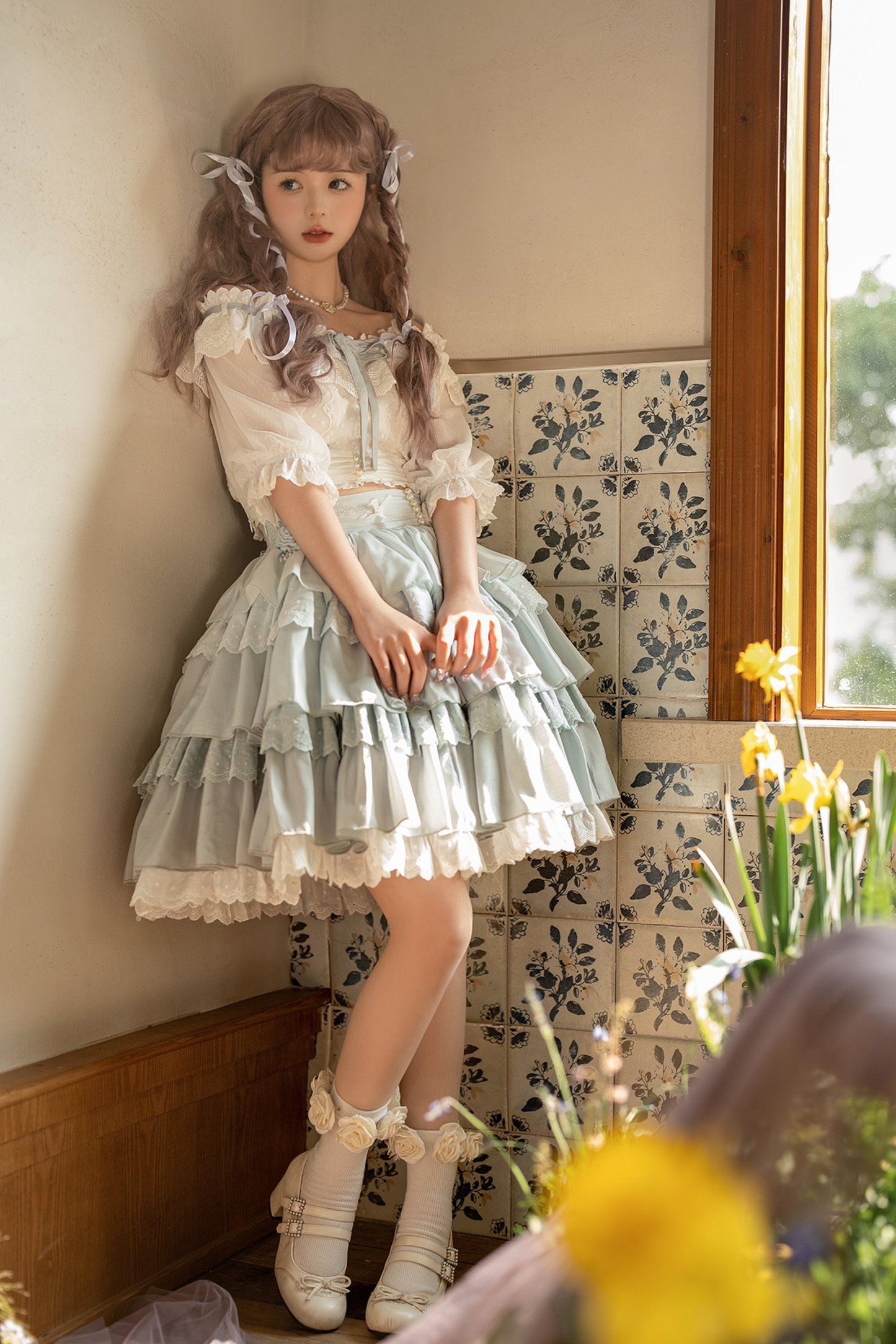 Skirt Top Sweet Cute Daily Doll + Lolita
