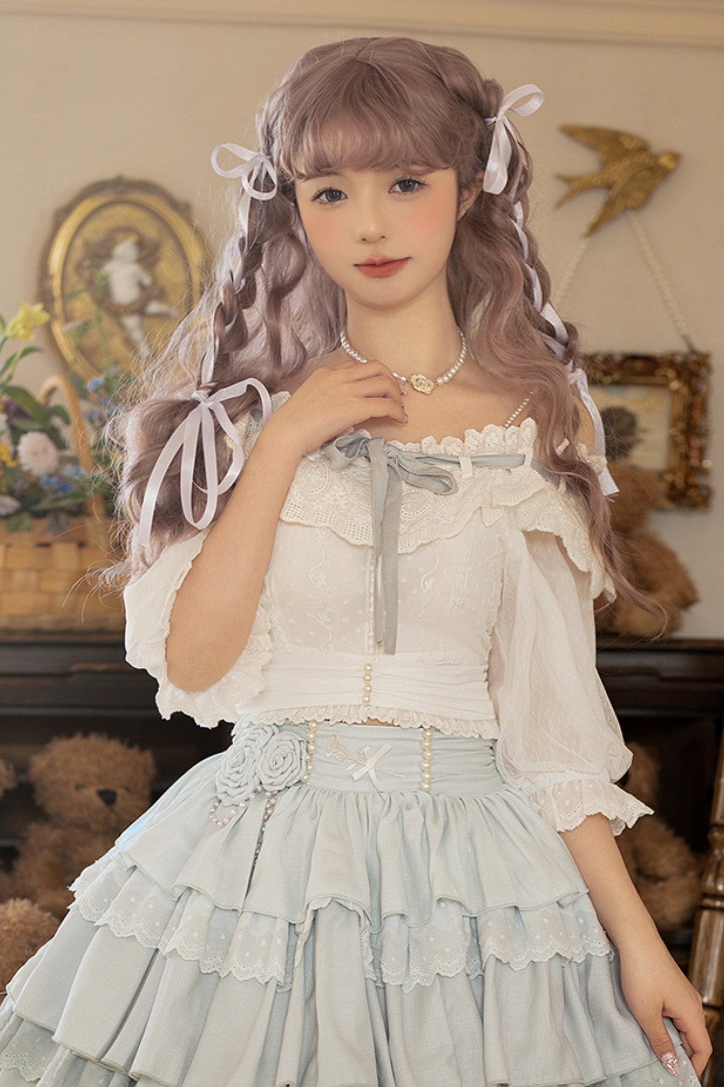 Skirt Top Sweet Cute Daily Doll + Lolita