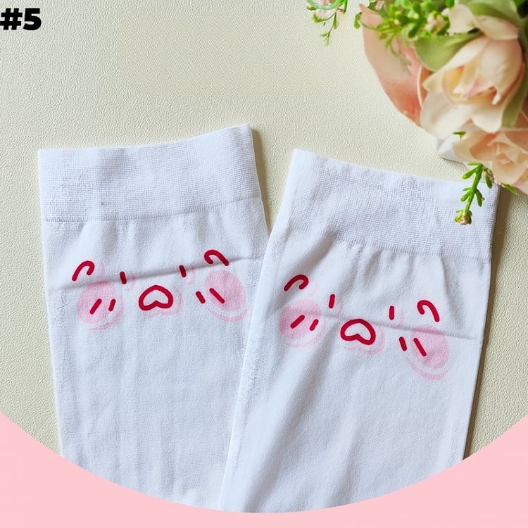 White Sweet Over Knee Stockings
