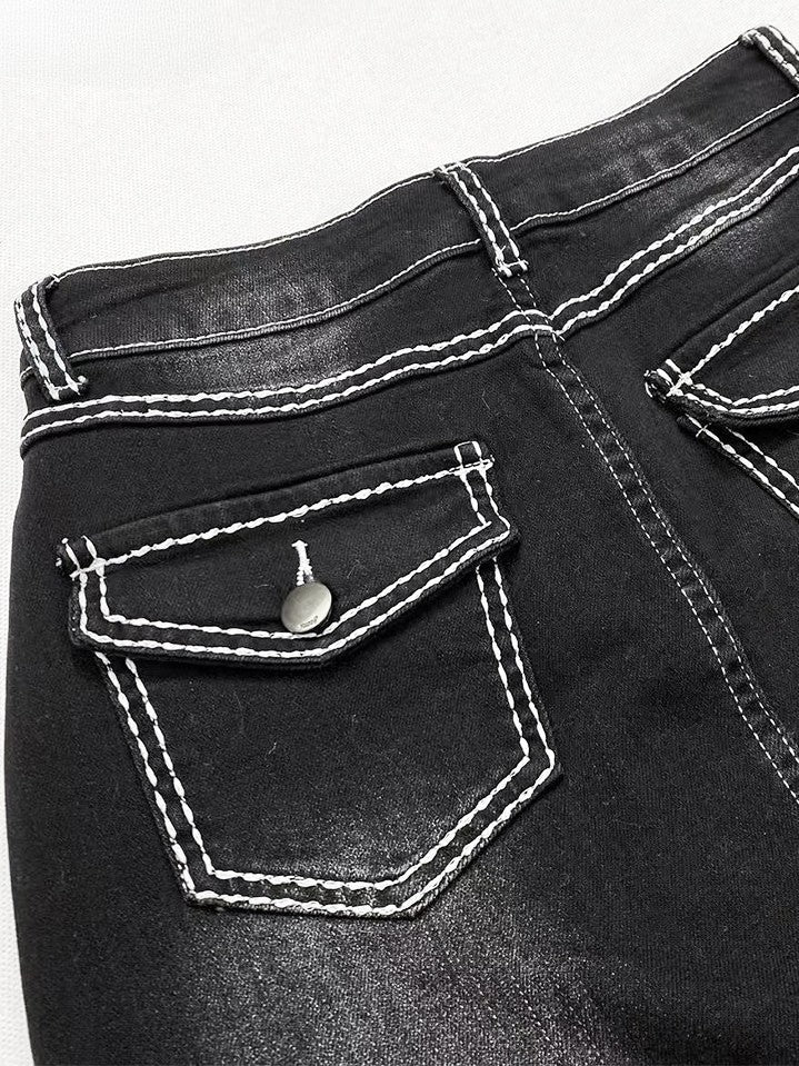 Glamorous Jeansrock Schwarz