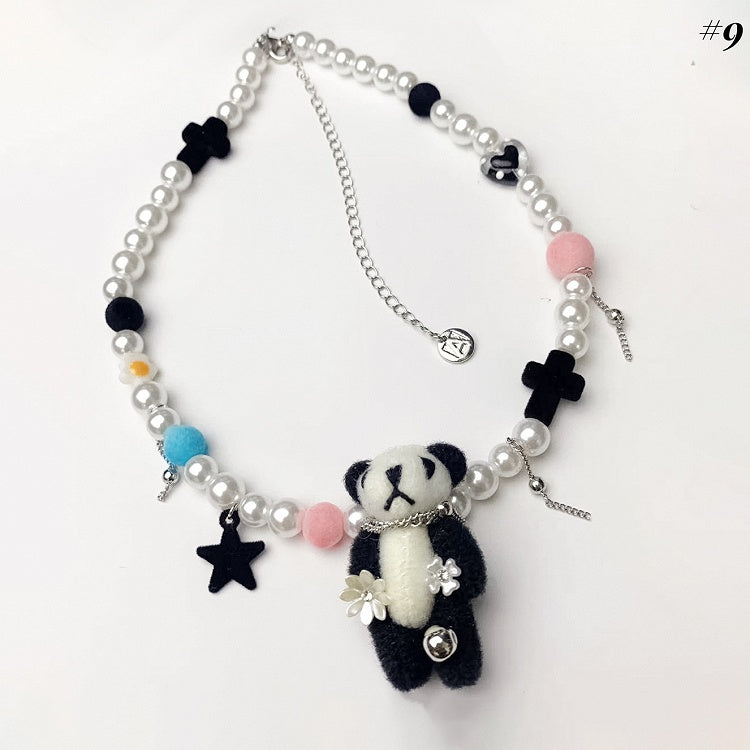 テディベアぬいぐるみネックレス/リング/ブレスレット