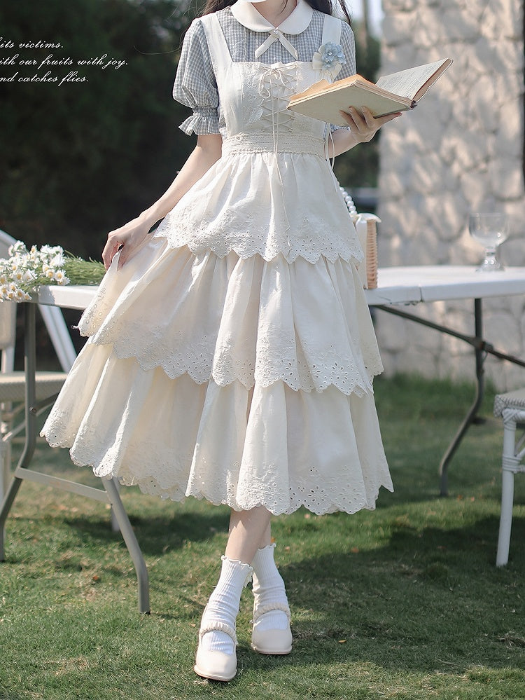 Detail Tie Bead White