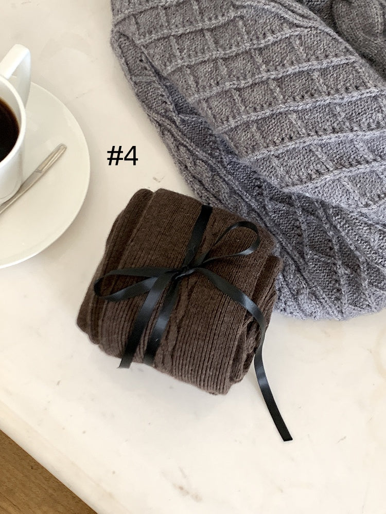 Winterstrumpfhose mit gerippten Seiten