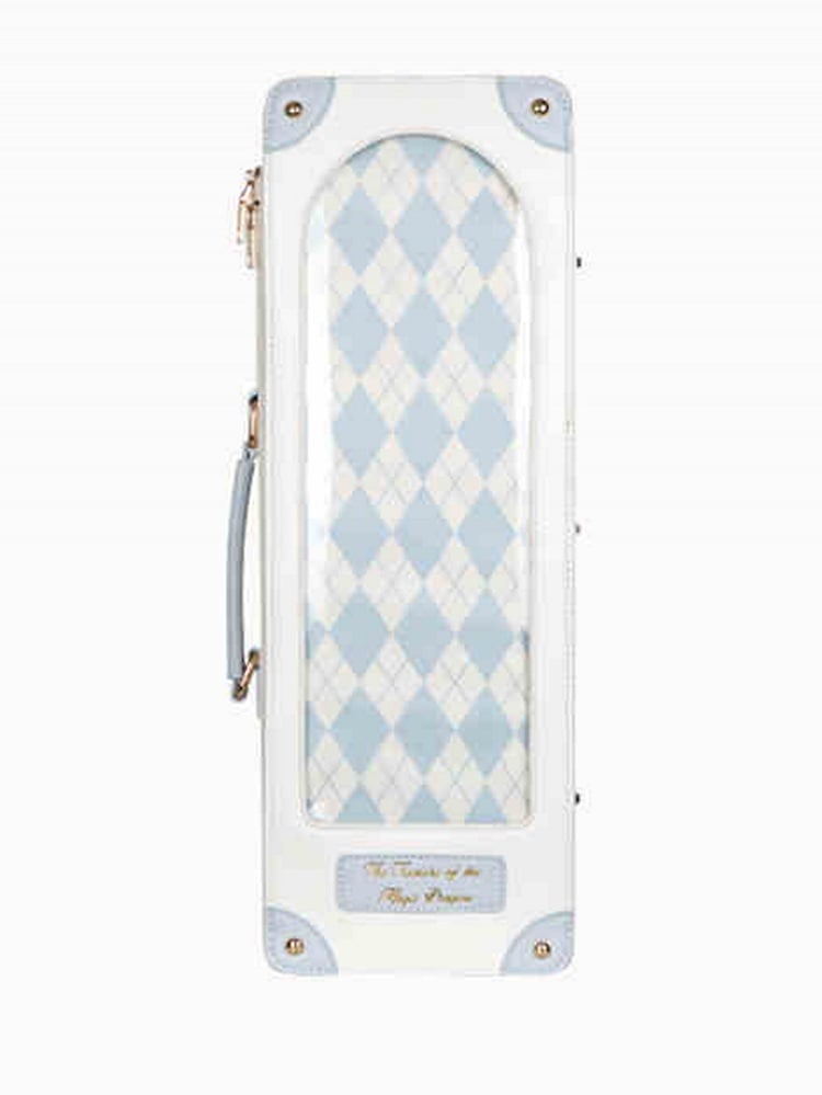 Straps Two BJD Bag Doll 1/4 White with Blue Scale