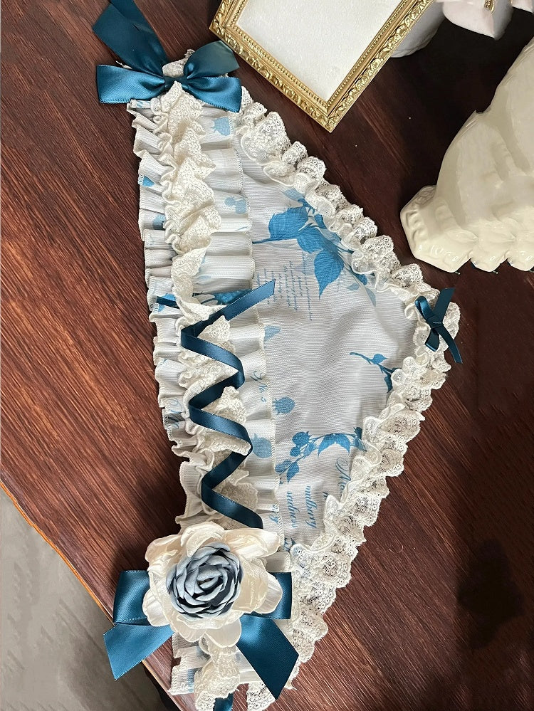 Blue Scarf Triangle