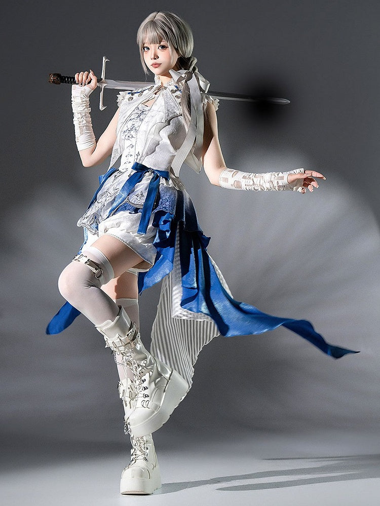 Spitzenbesatz Ouji Kragen Lolita Weiß