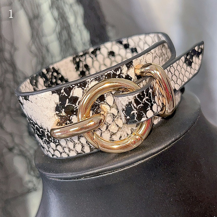 Beige/Yellow Options Bracelet Wristband Buckle 4 Design