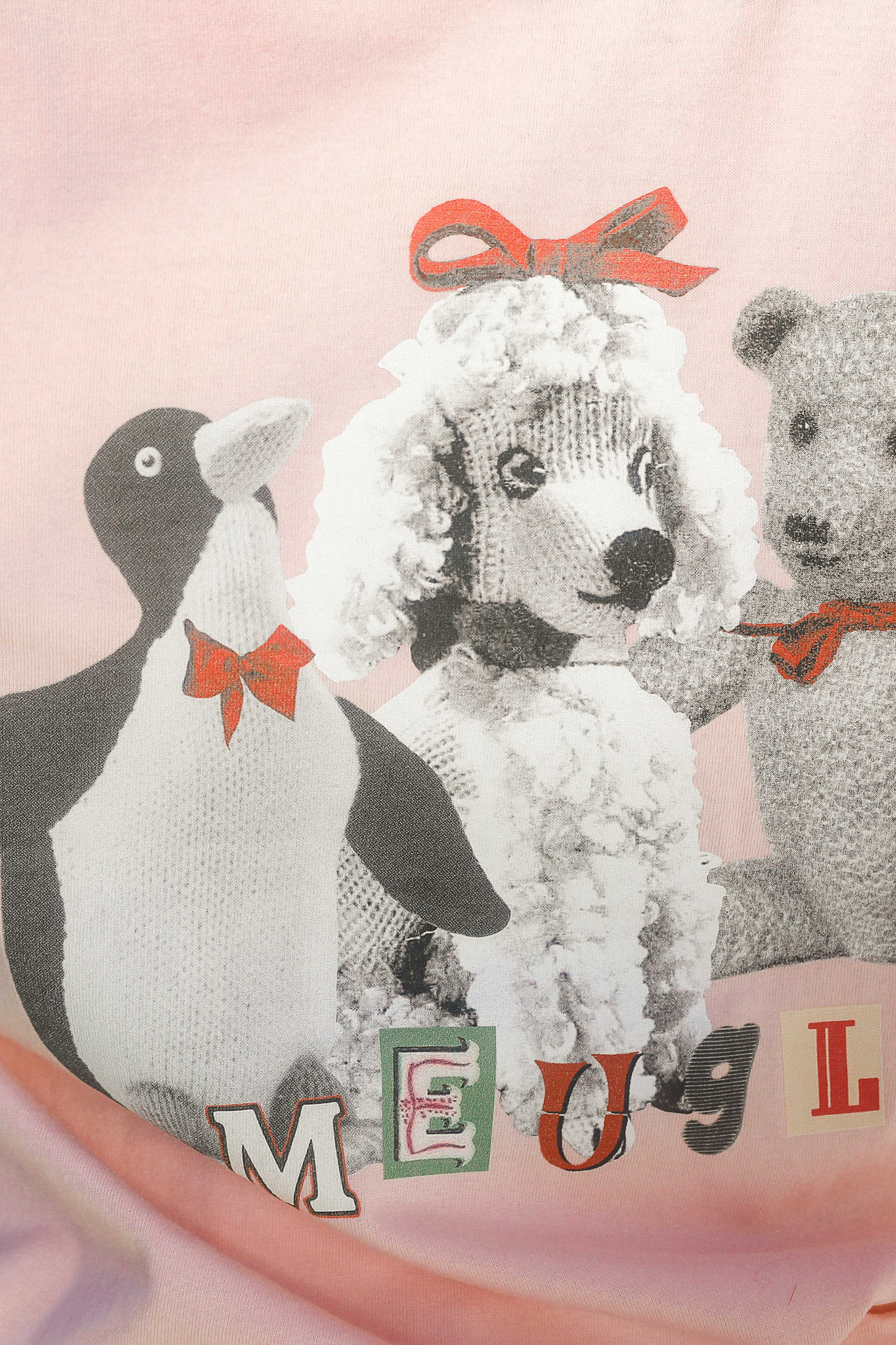 Bär Pinguin Collage Vintage T-Shirt