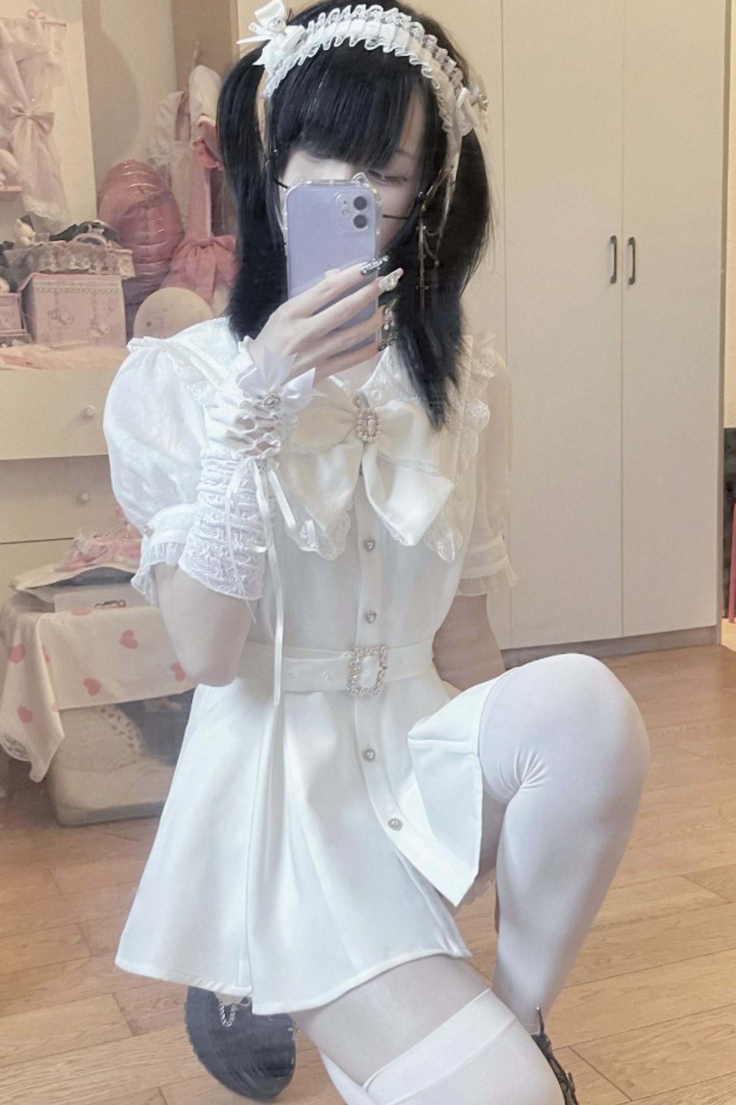 Reservierungen Süße Shorts Top Rüschen Sailor + Dark