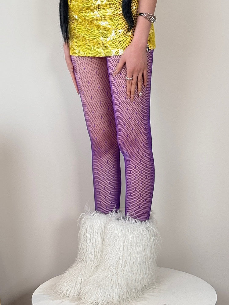 Polka-dot Options Color 7 Y2K Pattern Tights