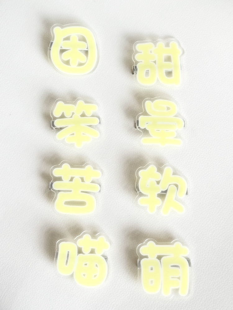 Yume Kawaii Gelbe Haarspange