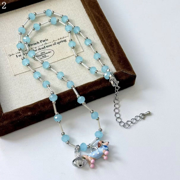 Options Puppy Bittersweet 3 Y2K Decorated Necklace/Bracelet
