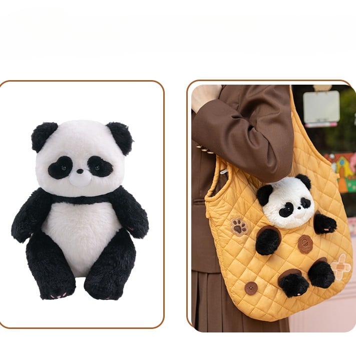 Design Yellow Detachable Bag With 3 Cut-out Crossbody Options Plushie