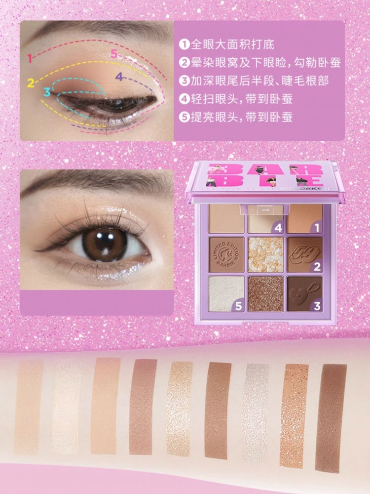 Barbie 9-Farben-Lidschattenpalette