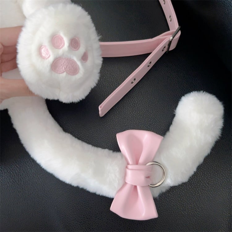 ホワイトスイートキティぬいぐるみバックパックバッグ